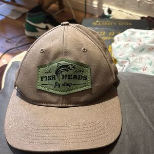 Fish Heads fishing hat.   Fish heads been gettin bread since 2014